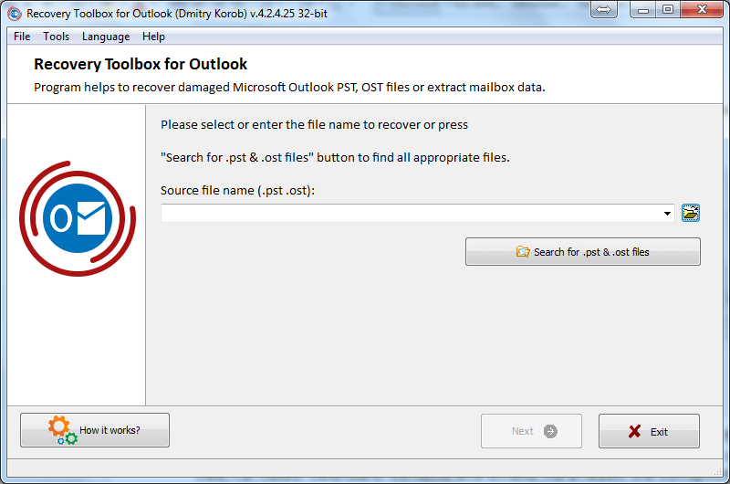 Outlook Recovery ToolBox Crack v4.8.19.91 + Aktivatör [2022]